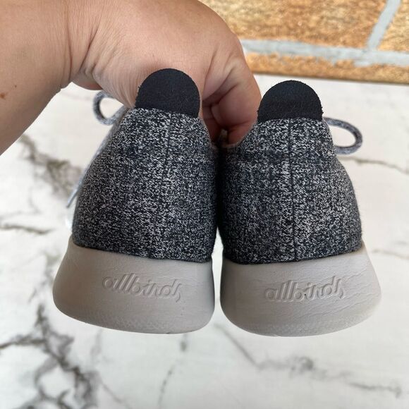 Allbirds Mens Gray The Wool Runners size 9 - Picture 6 of 13